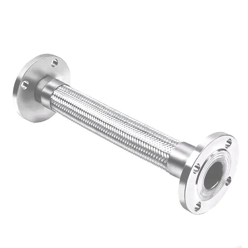 Giunto di dilatazione ondulato compensatore metallico flessibile