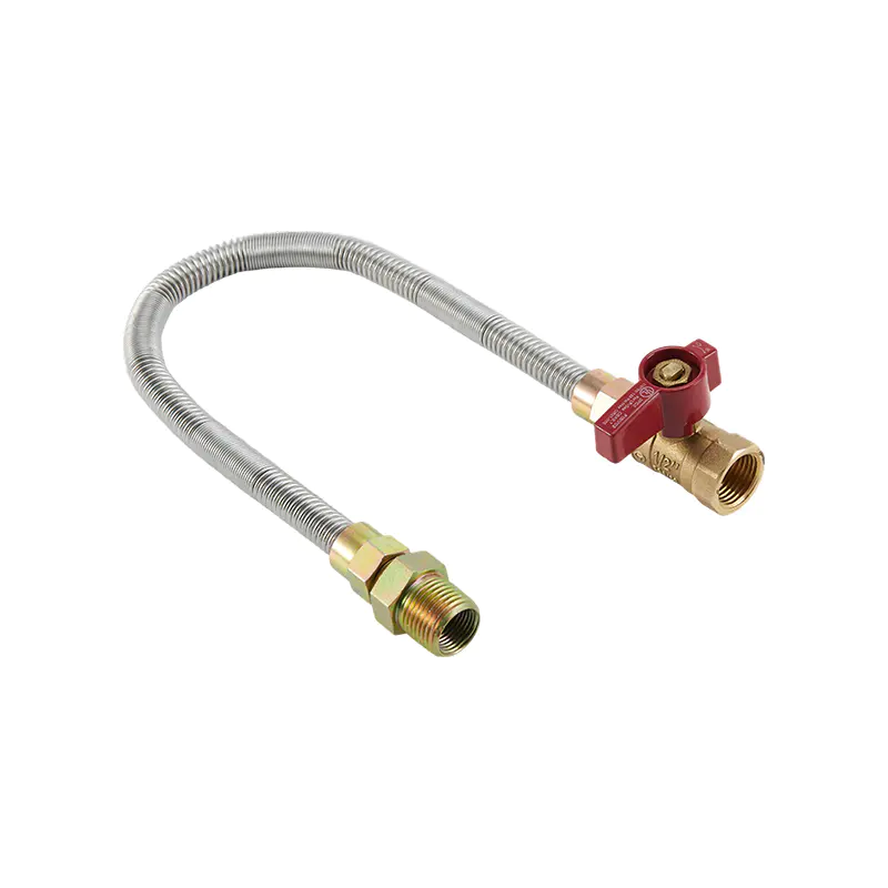 Connettore per gas senza fischio DN12 in acciaio inossidabile